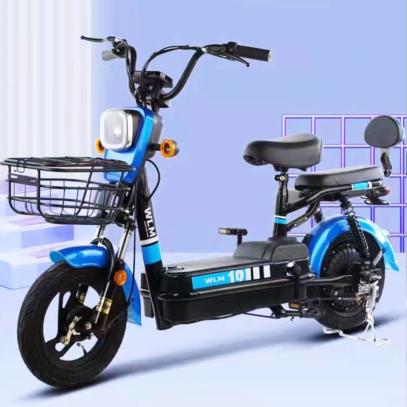 China New Type Electric Scooter 2 Seater 48V 350W Electric City Bike Scooter Bike Bicycle