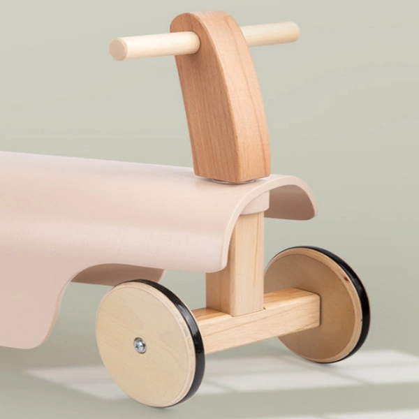 Wholesales Children&prime; S Four-Wheeled Balance Car Wooden Balance Bike
