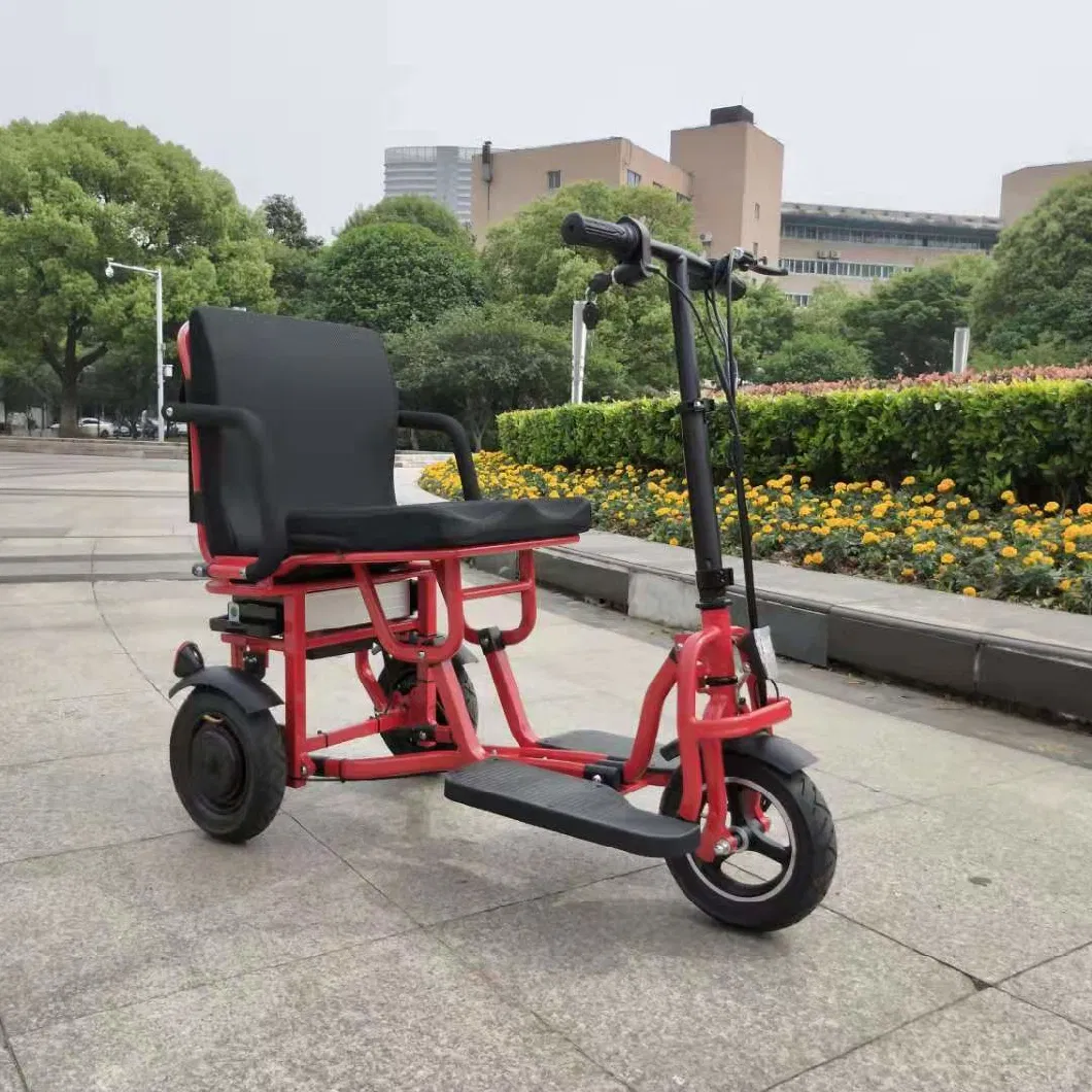 Handicapped Foldable Mobility Scooters Elderly Electric 3 Wheel with Seat for Seniors