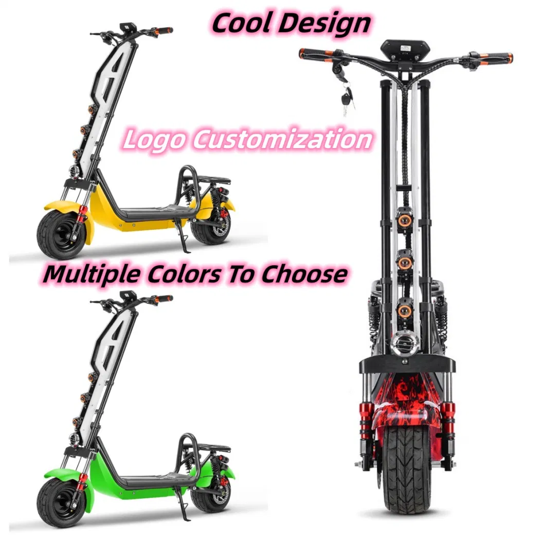 Two Wheel 1000W Motor Bike Motorcycle 48V Electric Scooter Wholesale