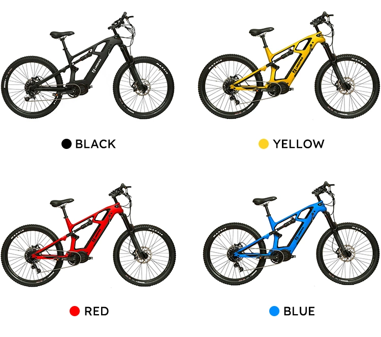 Carbon Frame for Both Electric Dirt Bike 27.5&quot; and E Mountain Bike Carbon Bike 1000W