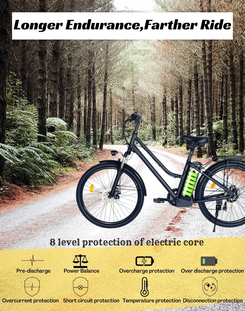 Not Foldable 26inch Dirt Bike E Bicycle E-Bike Road Shenzhen Ebike Ebicycle