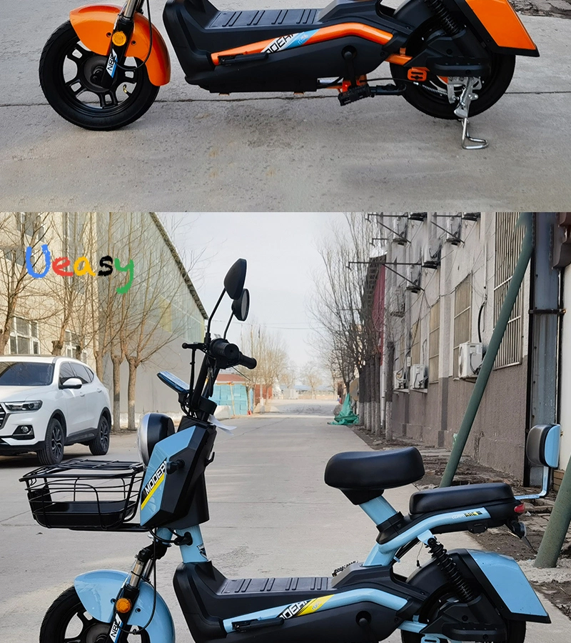 China New Type Electric Scooter 2 Seater 48V 350W/500W Electric City Bike EV Bike E Cycle Electric Bicycle Without Battery