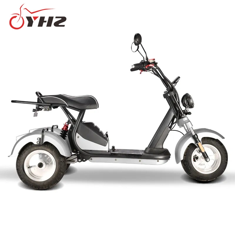 EEC 4000W Three Wheel Citycoco Electric Scooter 4000W Dual Motor Adult Trike