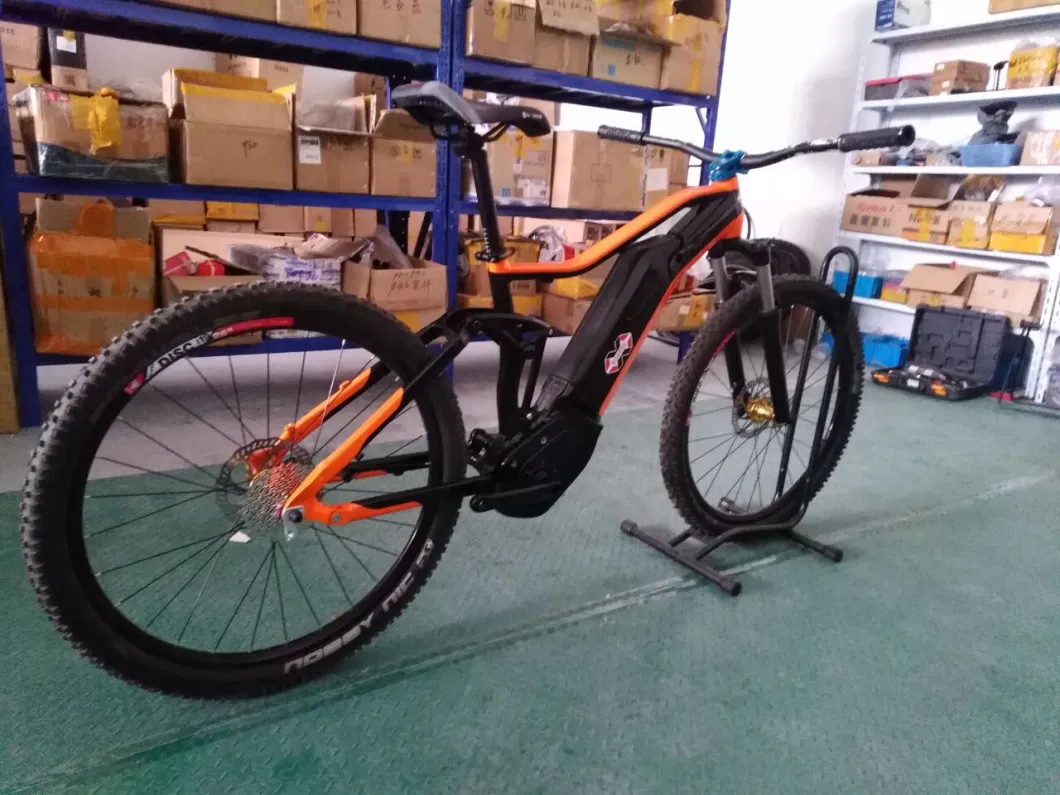 Electric Bicycle Parts Bafang Mountain Full Suspension E-Bike Frame