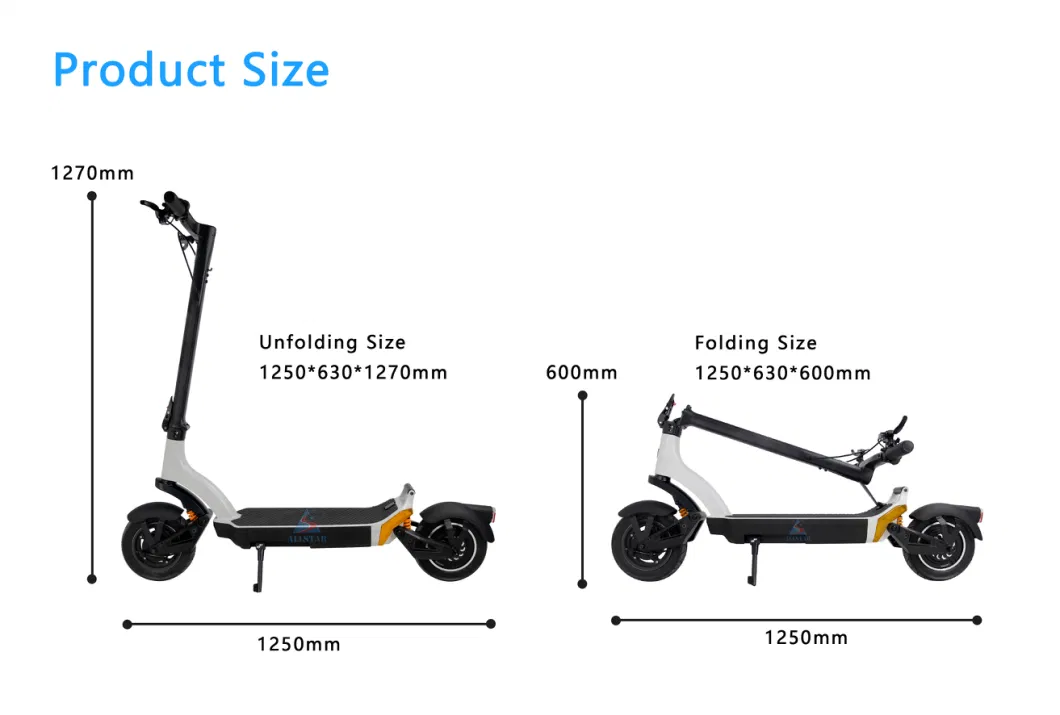 25km/H Road City Bike 10&quot; Electric Motor 48V 13.5ah (Chinese Lithium Battery/4500mAh) Escootor