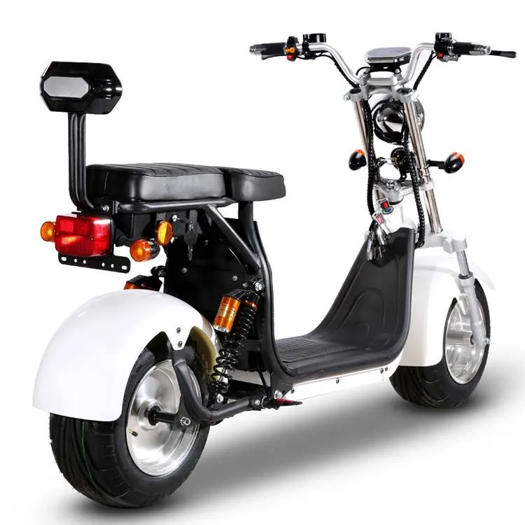 2021 EEC Mobility Moto Electric 1500W Bike Cheap 60V Adults Balancing Motorcycle Citycoco Scooter