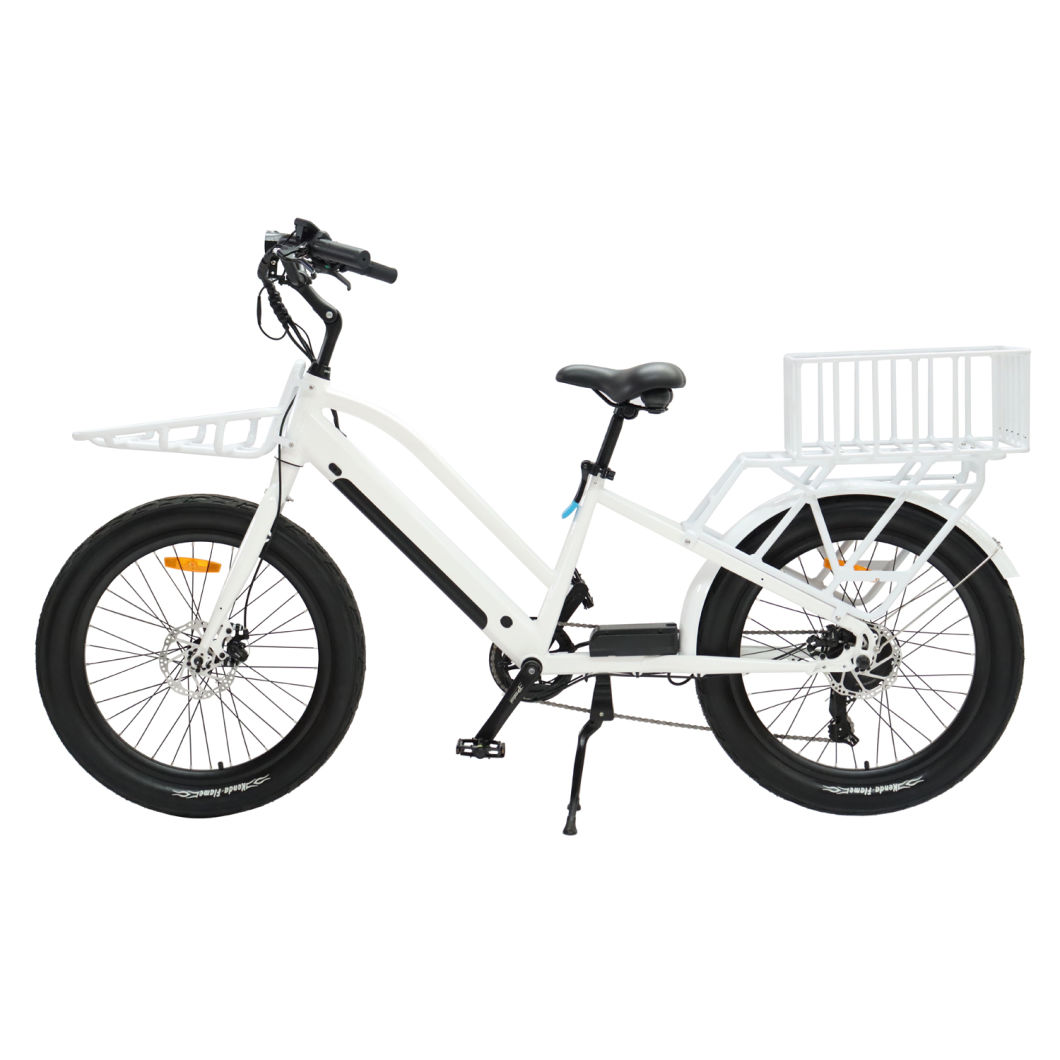 Hot Selling Electric Delivery Bike Cargo Ebike with 24*3.0 Tire