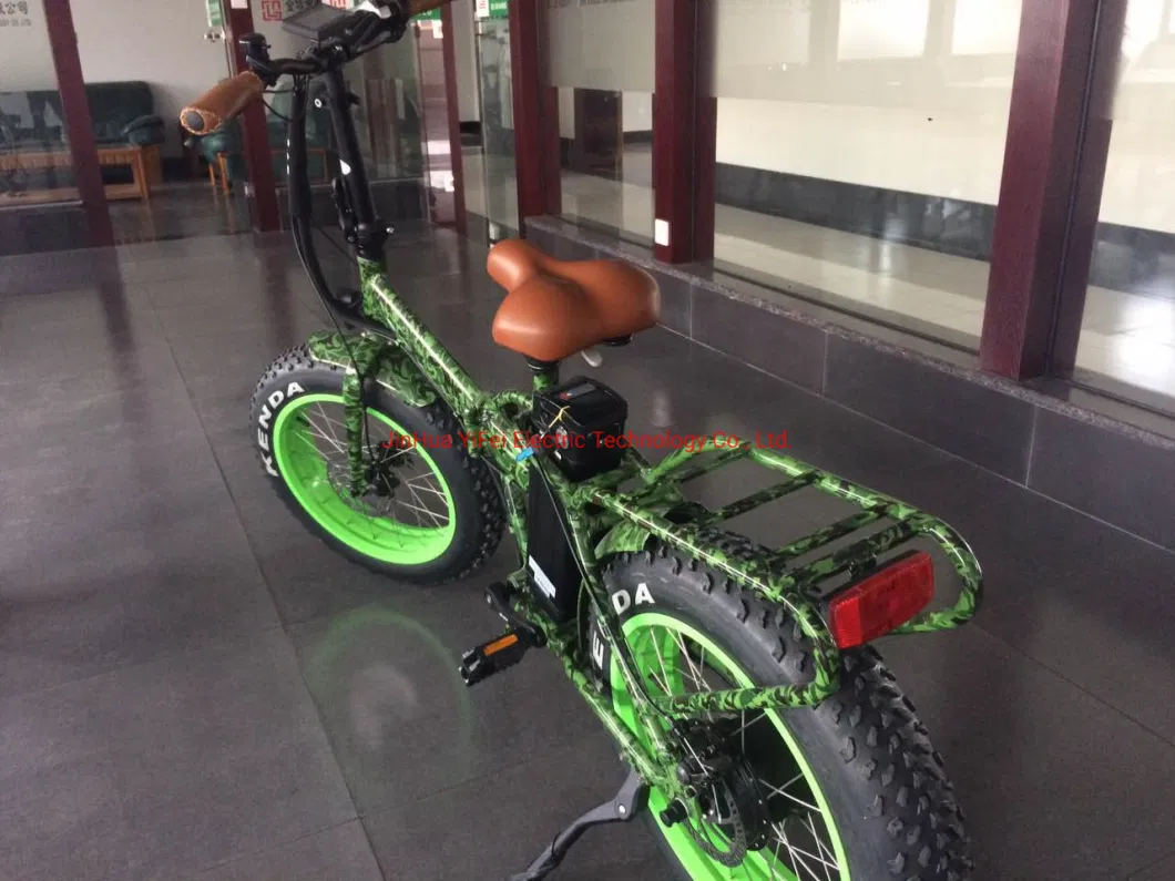 20 Inch Folding Fat Electric Bike with Lithium-Ion Battery MTB Bicicletta Elettrica