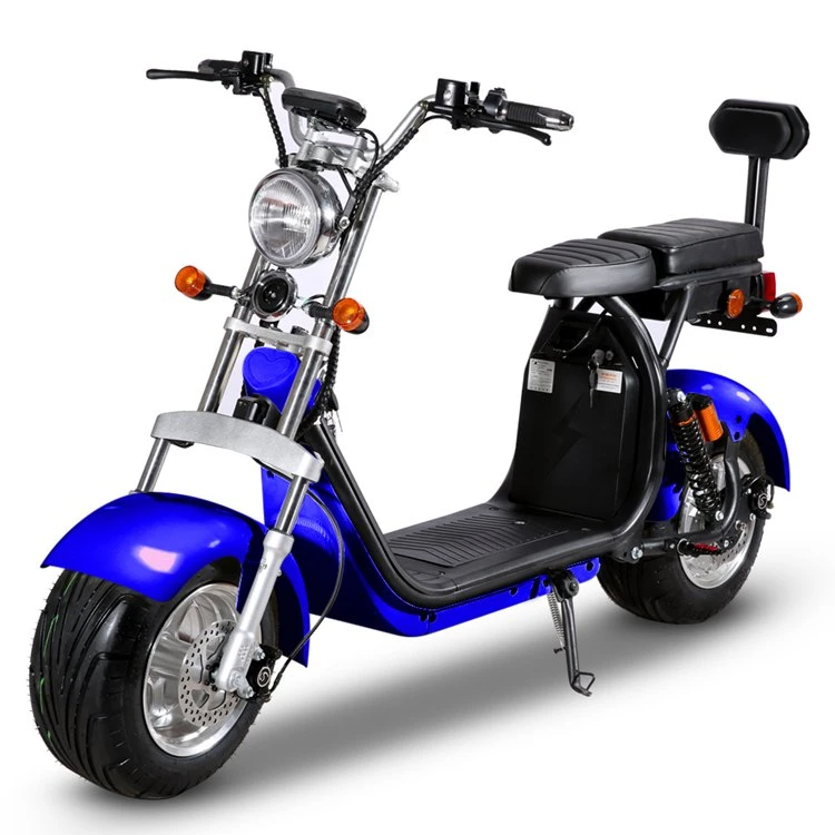 2021 EEC Mobility Moto Electric 1500W Bike Cheap 60V Adults Balancing Motorcycle Citycoco Scooter