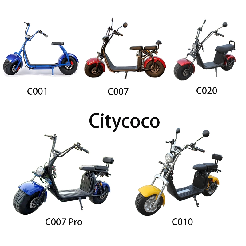2 Wheel 60V Electric Bicycle 2 Seater Electric Bike Electric Motorcycles Citycoco Scooter