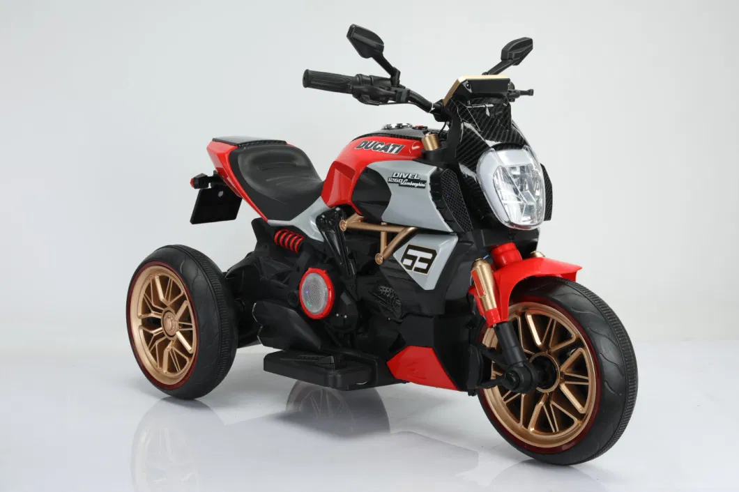 Kids Electric Motorcycle Large Boys Girls Baby Christmas Rechargeable Three-Wheeled Motorcycle Electric for Kids