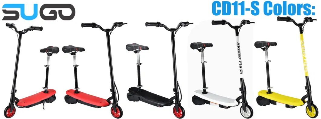 China Factory Two Wheel E-Scooter with Foldable Seat Kids Electric Scooter