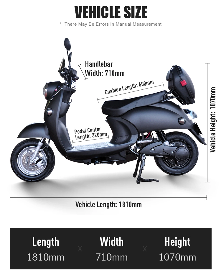 Chinese Supplier High Speed Electric Motorcycle Adult Electric Mobility Scooter