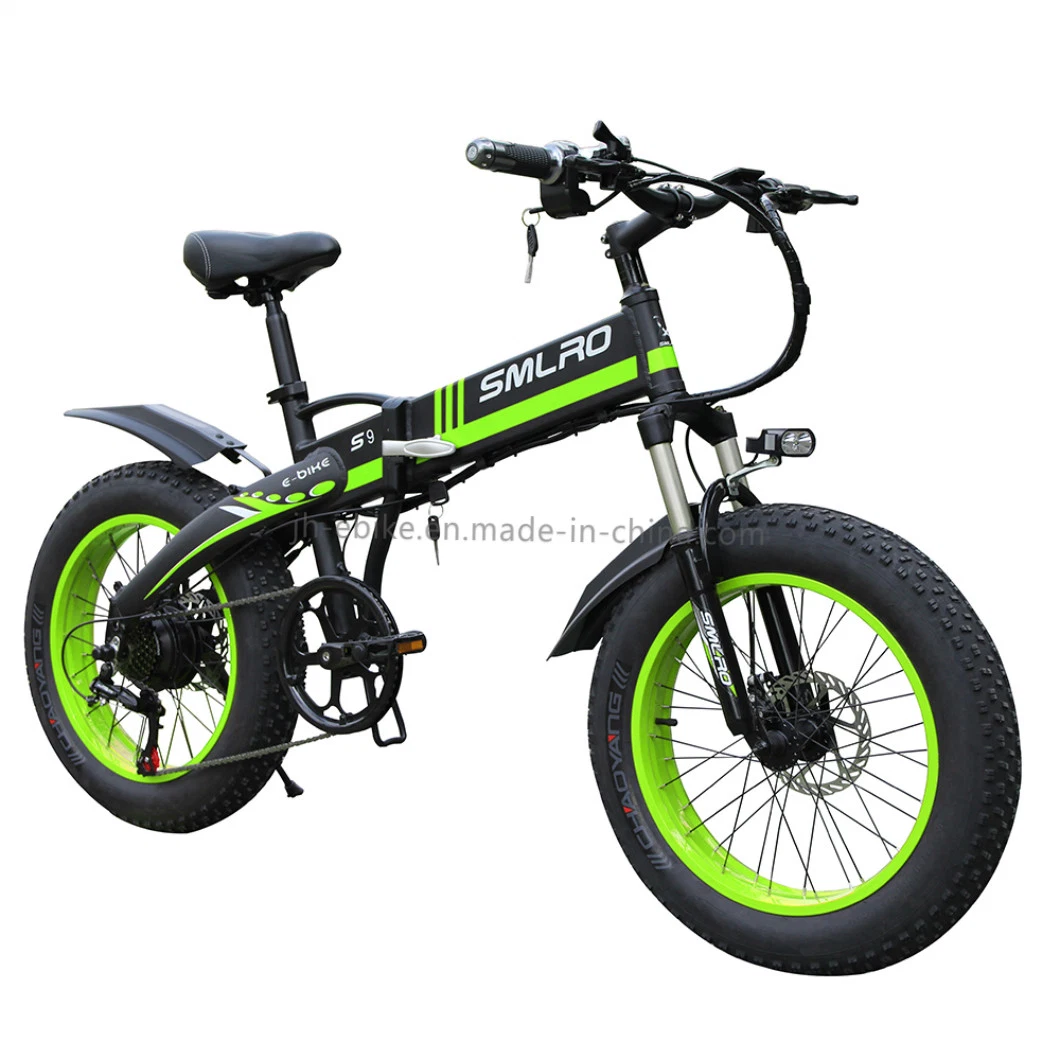 Dropshipping Folding E Bike Fatbike 20 Inch 750W Fat Tyre Electric Cycle