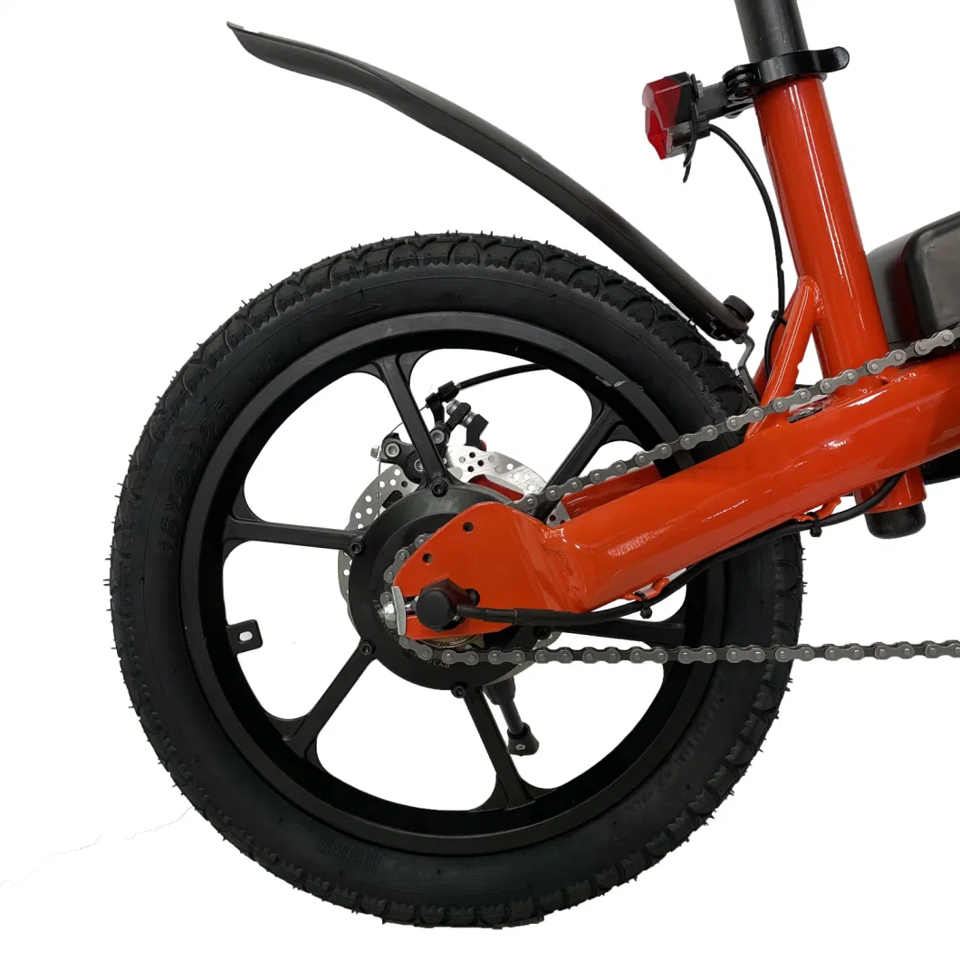 38V 500W E-Bicycle Folding Ebike 16inch MTB Electric Bikes for Adults