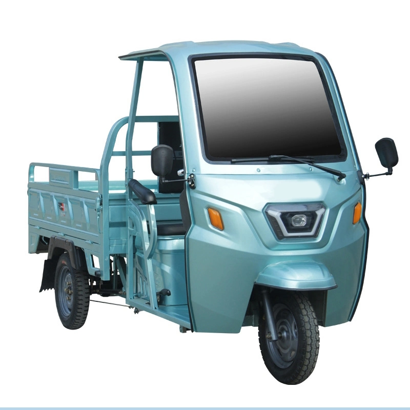 Powerful 1500W 60V Heavy Loading Electric Tricycle Motorized Rickshaw Truck for Sale