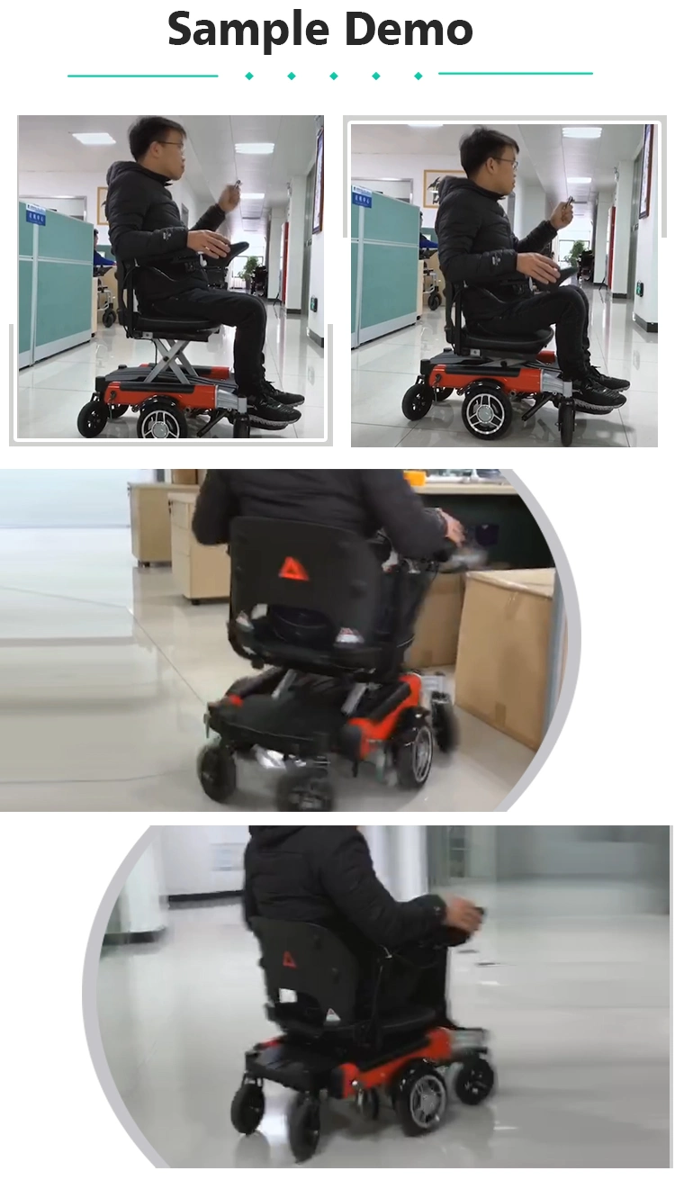 Electric Folding Four Wheel Scooter for The Elder or Disabled Mobility Scooter