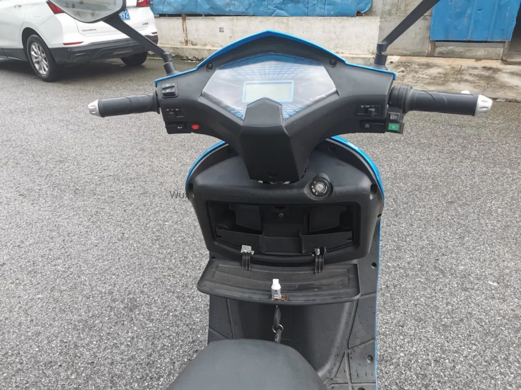 2 Wheel Electric Scooter Moped with Pedals Electric Mini Bike for Adults