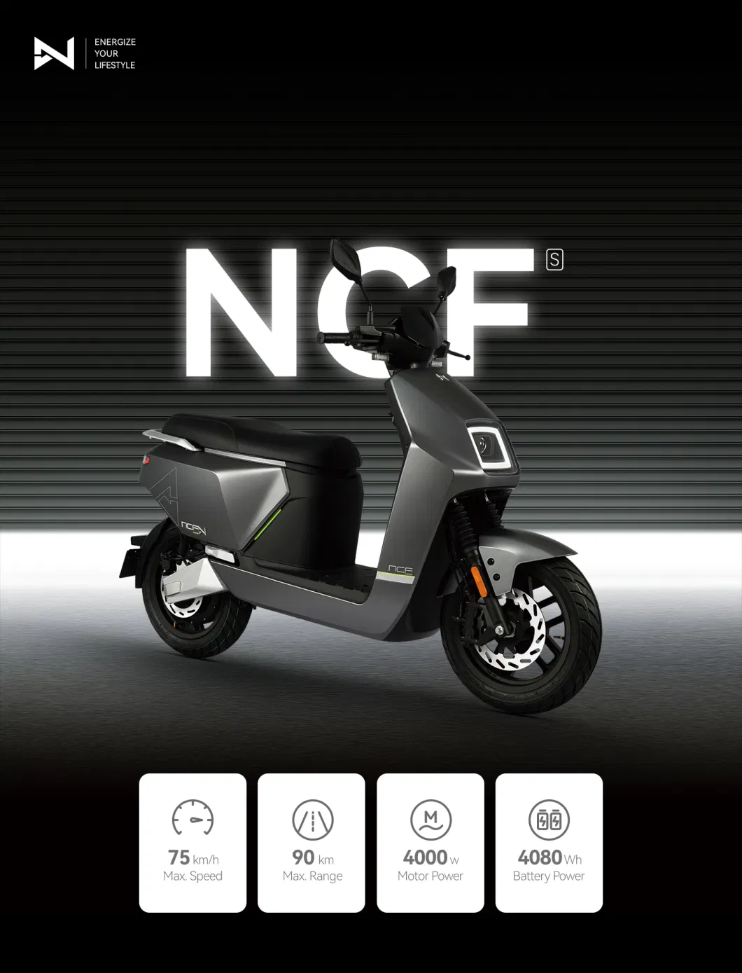 Customized Europe EEC Coc 4000W Electric Scooter Adult 72V 60V Electric Motorcycle