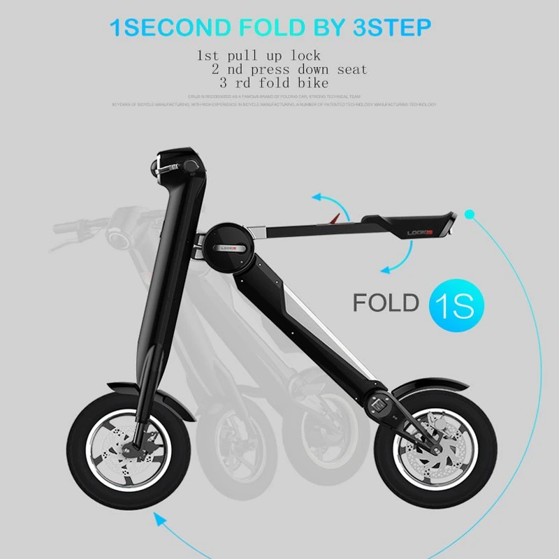 Small Foldable Best Price Electric Scooter High and Low Speed Conversion E-Bike GPS Support Bluetooth Music Android Ios