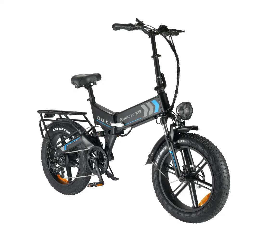 Fat Tyre Electric Bike 20&prime;&prime; Aluminum Alloy Frame Folding Ebike