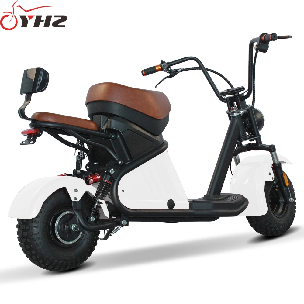 Women Men Mini 2-Seat Electric Bike 800W 48V Lightweight Scooter for Adult