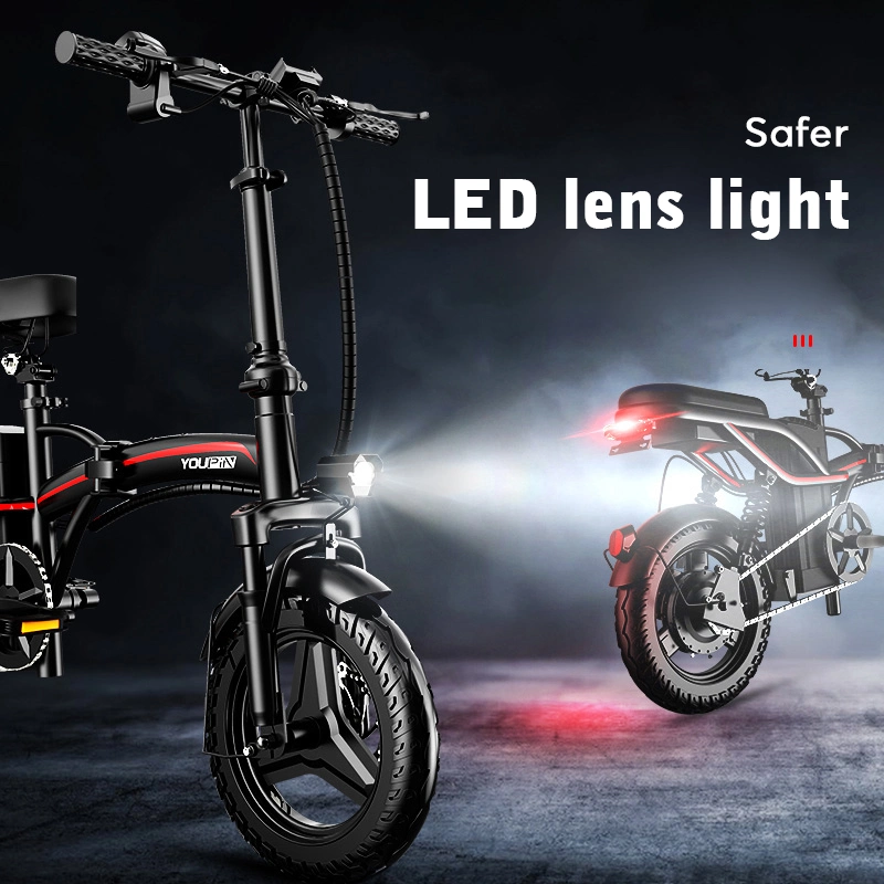 Aluminum Alloy Frame Double Disc Brake portable and Foldable Electric Bike