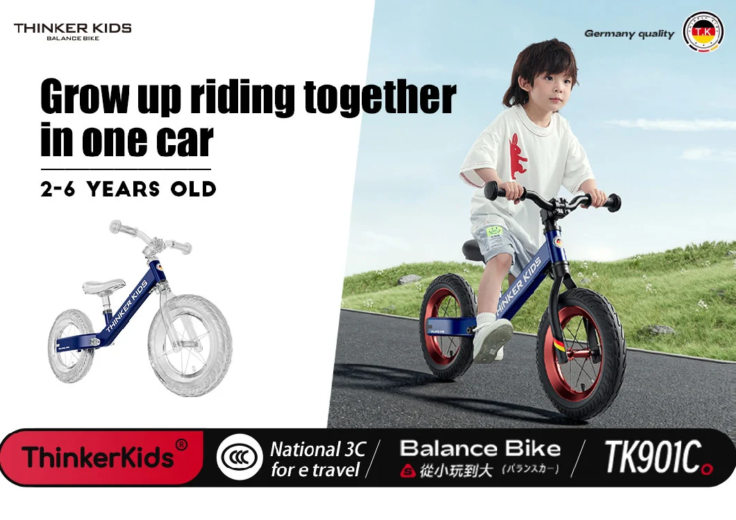 Factory Offer 12 Inch Child Without Pedals a Whole Wheel Two-Wheeled Bicycle