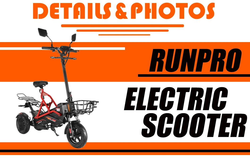 Runpro 1500W Newest Citycoco Electrical Motorcycle Adult Electric Scooter