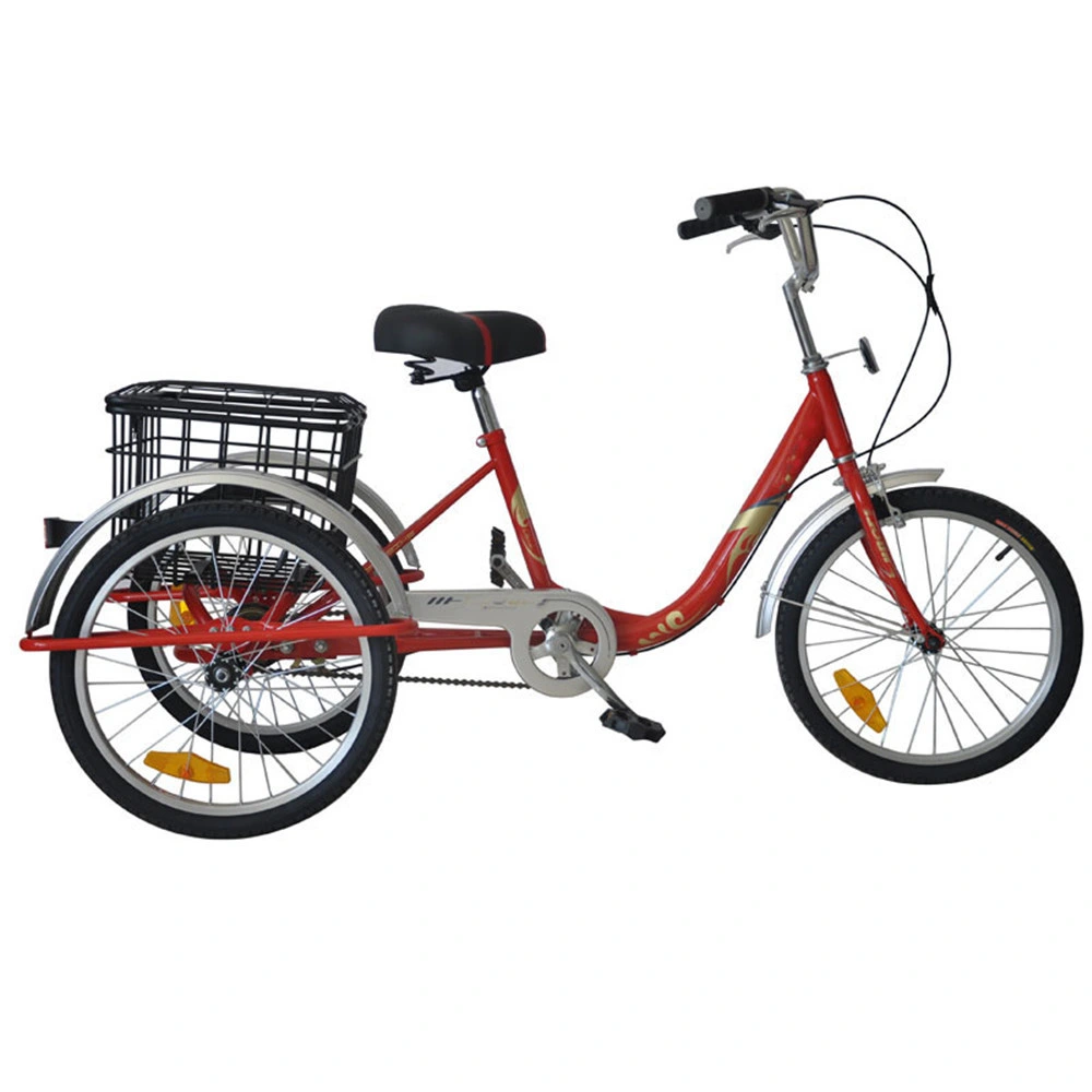Barbella Single and 7 Speed Best Adult Trike with Trailer Three-Wheeled Bicycle