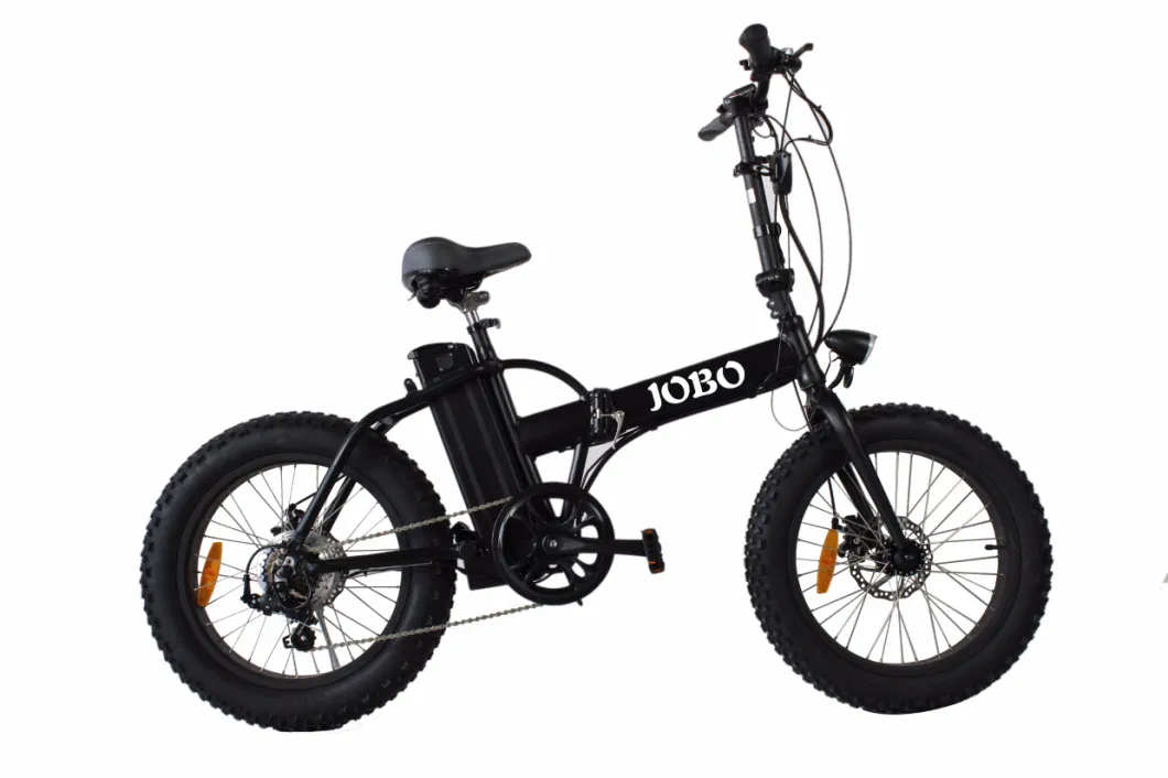 Foldable Full Suspension 500W Ebike Fatbike Electric 20 Inch Wheel Jb-Tdn00z