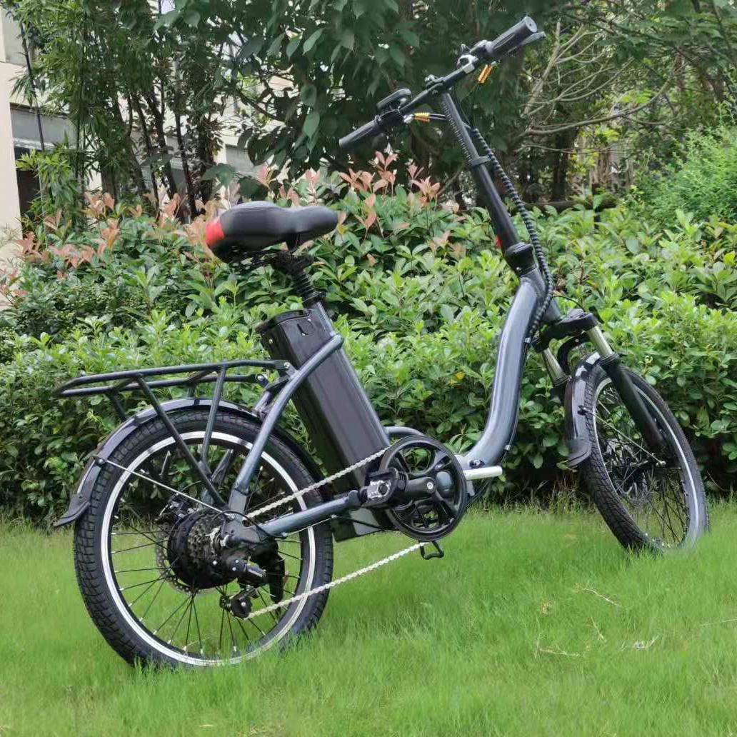 350W 20 Inch Foldable Electric Bike 48V 10ah Premium Battery Urban Ebike