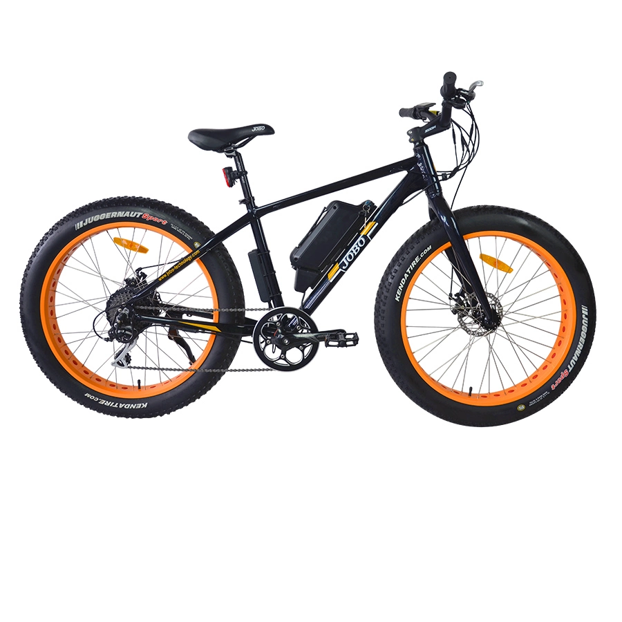 Electric Mountain Bike with Suspension Crank Mot Fatbike