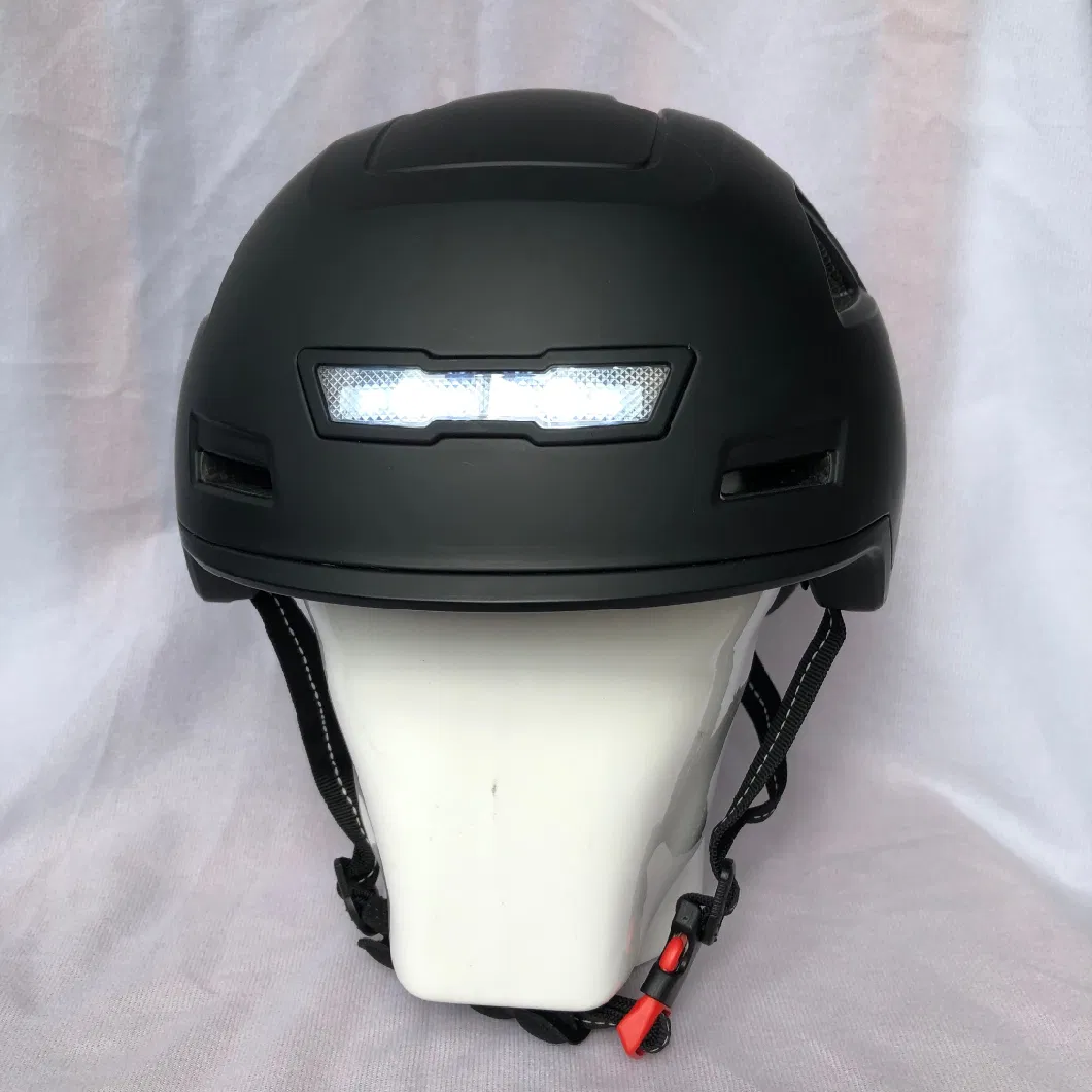 Nta-8776 Certified E-Scooter Helmet with LED Light Electric Bike Helmet for Adults