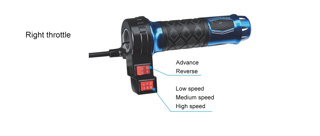 Electric Bicycle Accelerator Handle Electric Motorcycle Accelerator Handle for Indian