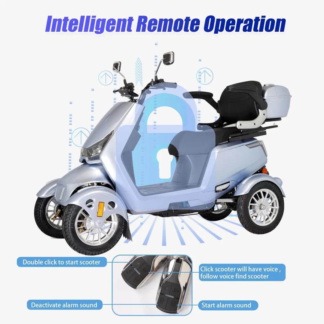 1000W Four Wheel for Handicapped Electric Mobility Scooter