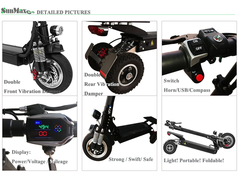 2018 Newest Adult Electric 3 Wheel Folding Electric Scooters