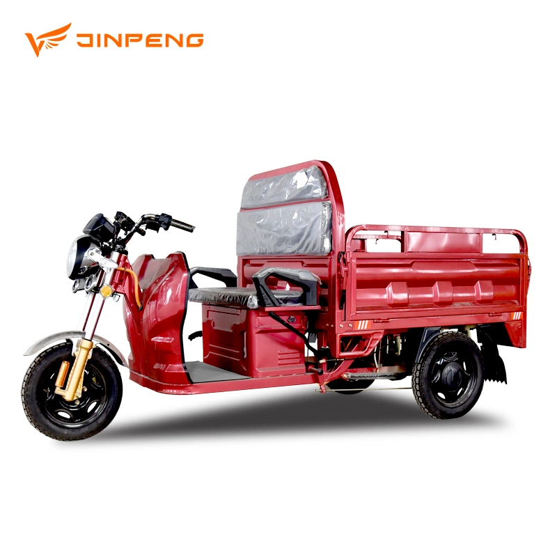 Jinpeng Cheap Price Excellent Performance Electric Cargo Trike Customizable Color Rain Proof Optional Accessories Tricycle for Farm Loader Transport Wholesale