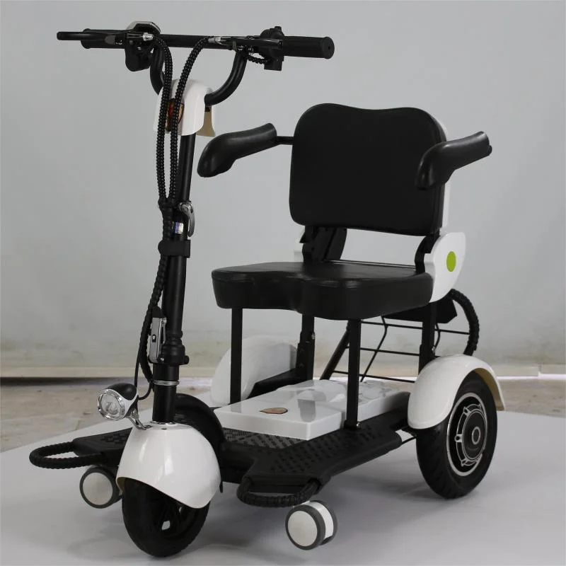 3 Wheel Handicapped Foldable Mobility Adult Scooter with 12ah Lead-Acid Battery