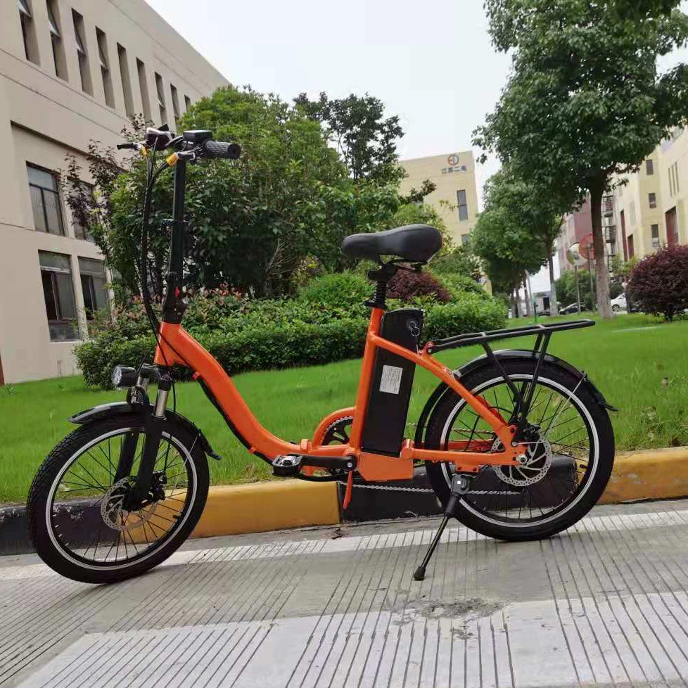 350W 20 Inch Foldable Electric Bike 48V 10ah Premium Battery Urban Ebike