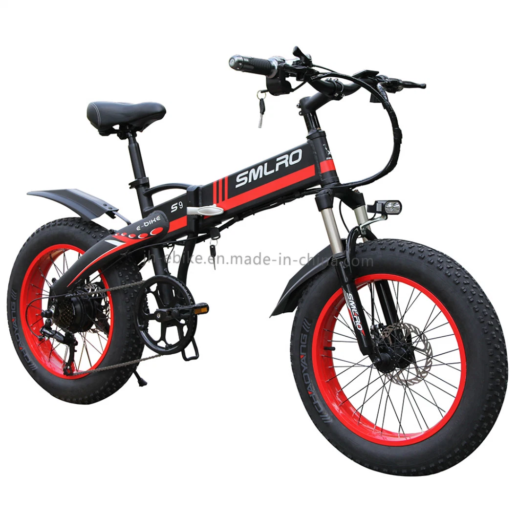 Dropshipping Fat Electric Bicycle 20inch Fat Bike Electric Bicycle 750W 48V Folding Electric Bicycle Battery