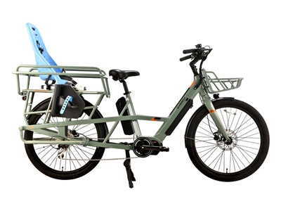 Fast Food Delivery Ebike with Dual Battery Cargo Electric Bicycle