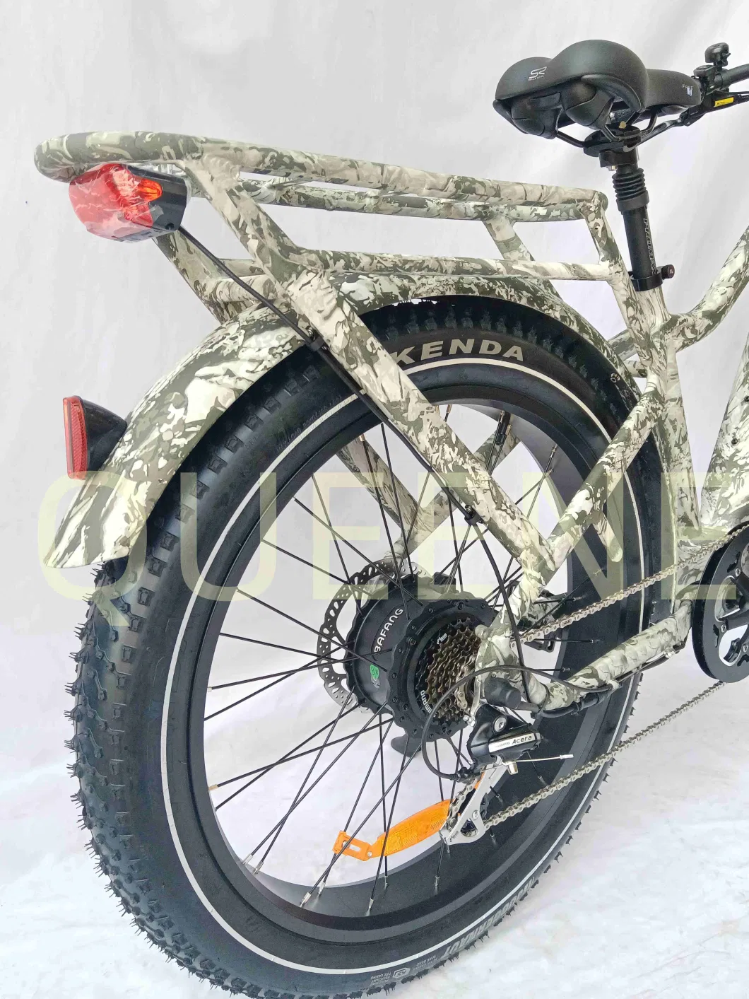 Queene/Bafang 500W/750W/1000W 26 Inch Fat Tire Electric Mountain Bike Snow Cruiser E Bike