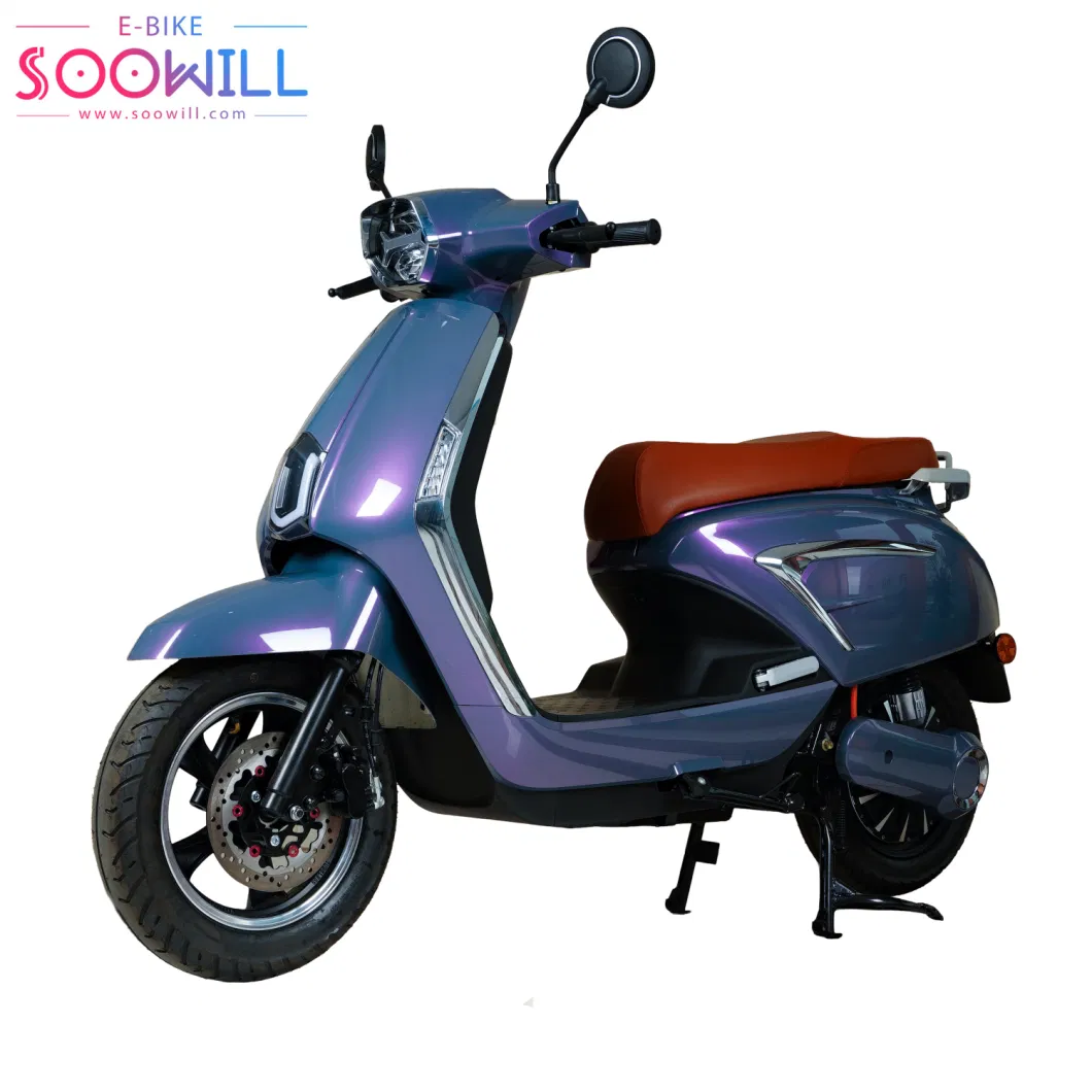 Chinese Supplier 1500W EEC Electric Fashion Scooter E-Bike E-Scooty with 72V51ah Lithium Battery Wsp