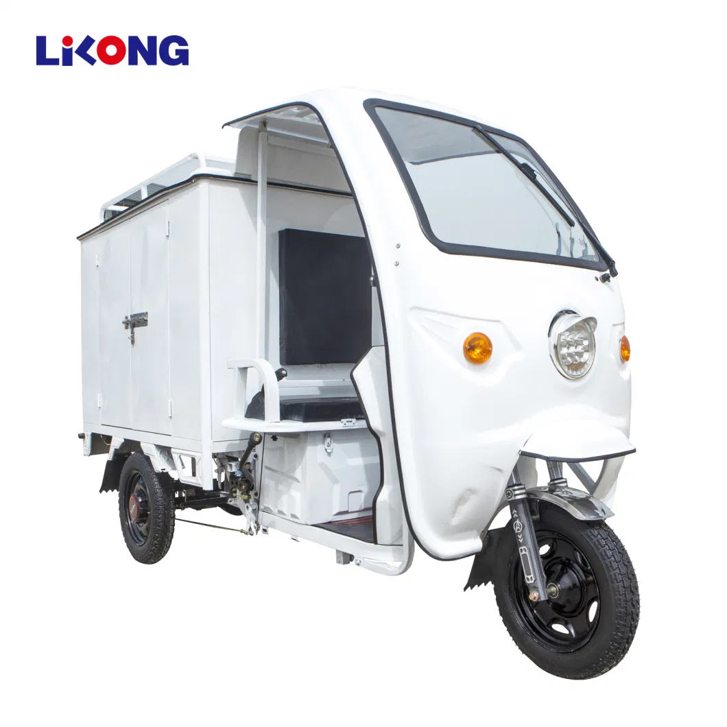 Electric Vehicle with Big Wagon Box Electric Rickshaw