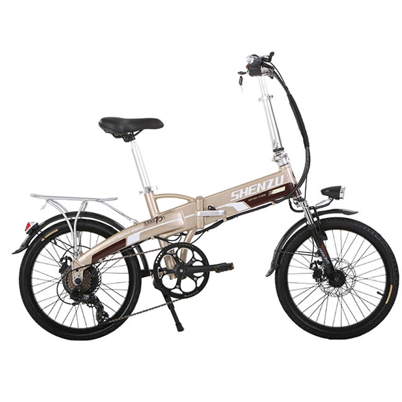 2023 Latest 250W Range 55km Adult Detachable Foldable Electric Bike Bicycle