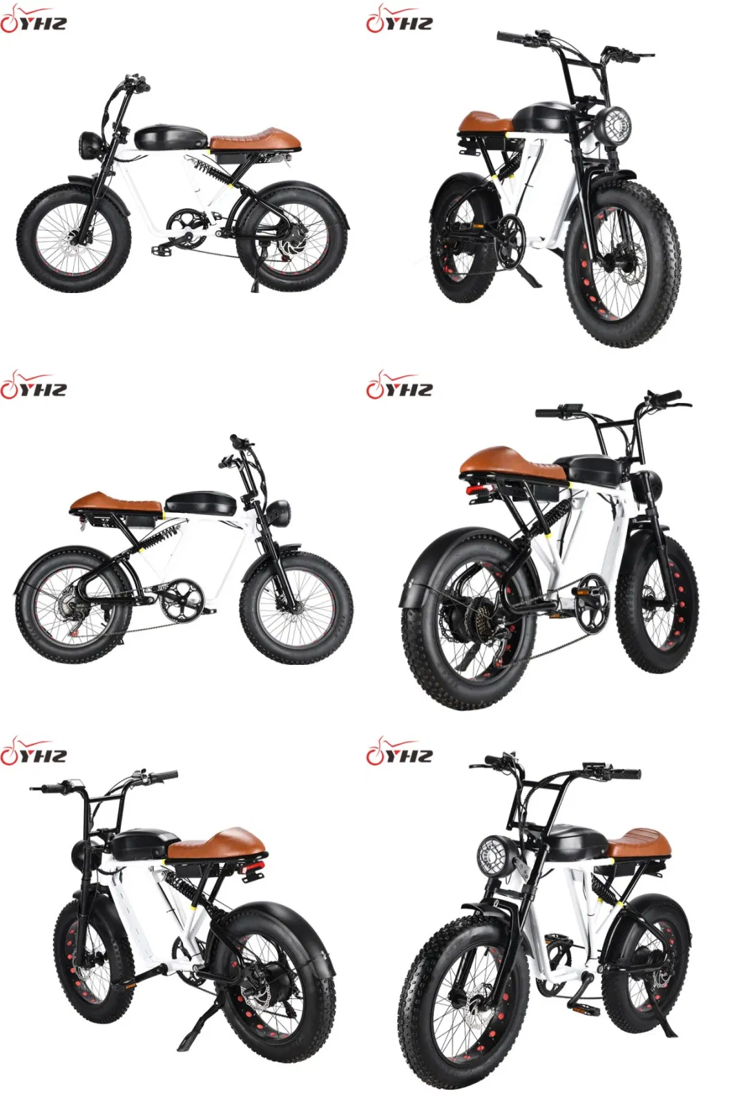 CE Big Tire Disc Brake Speedometer City Chopper Electric Bike Bicycle 500W