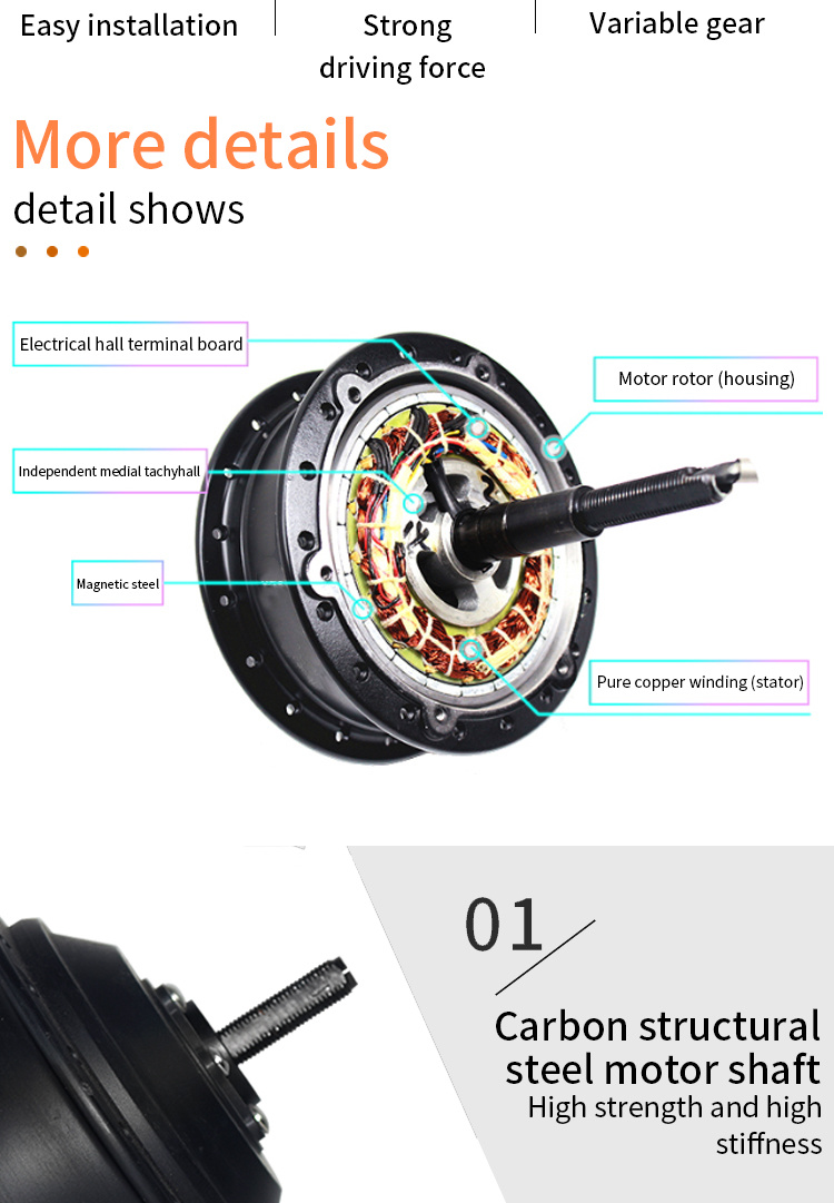Wholesale Snowmobile/ Electric Bike Electric Motors for Bicycles Bike Engine Kit
