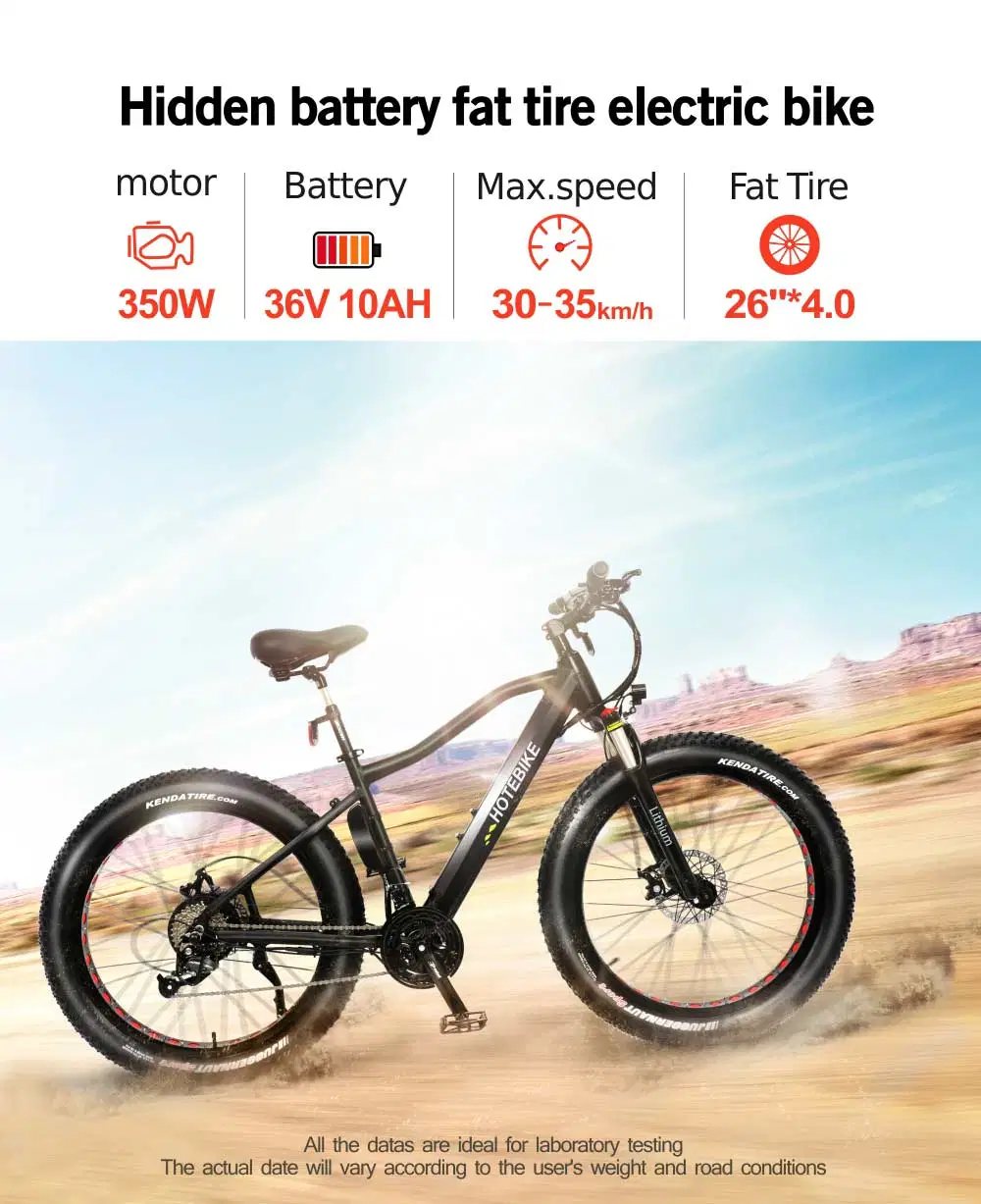 Brand New Fat Mountain Aluminum Alloy Frame Electric Motocross Bike 1000W Electric Bike
